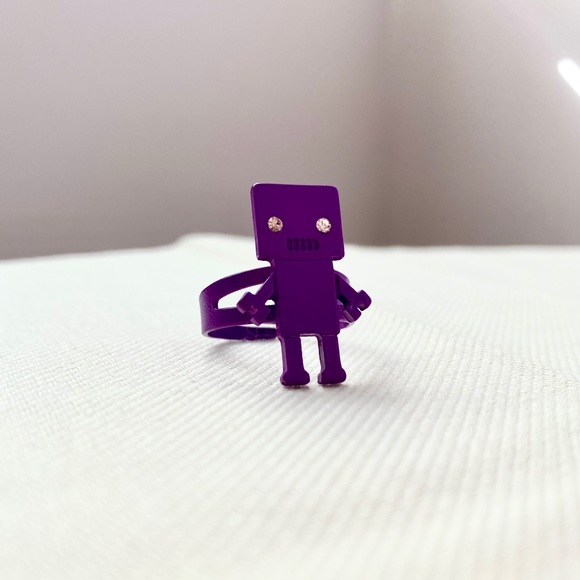 Purple Robot Ring - Picture 1 of 3
